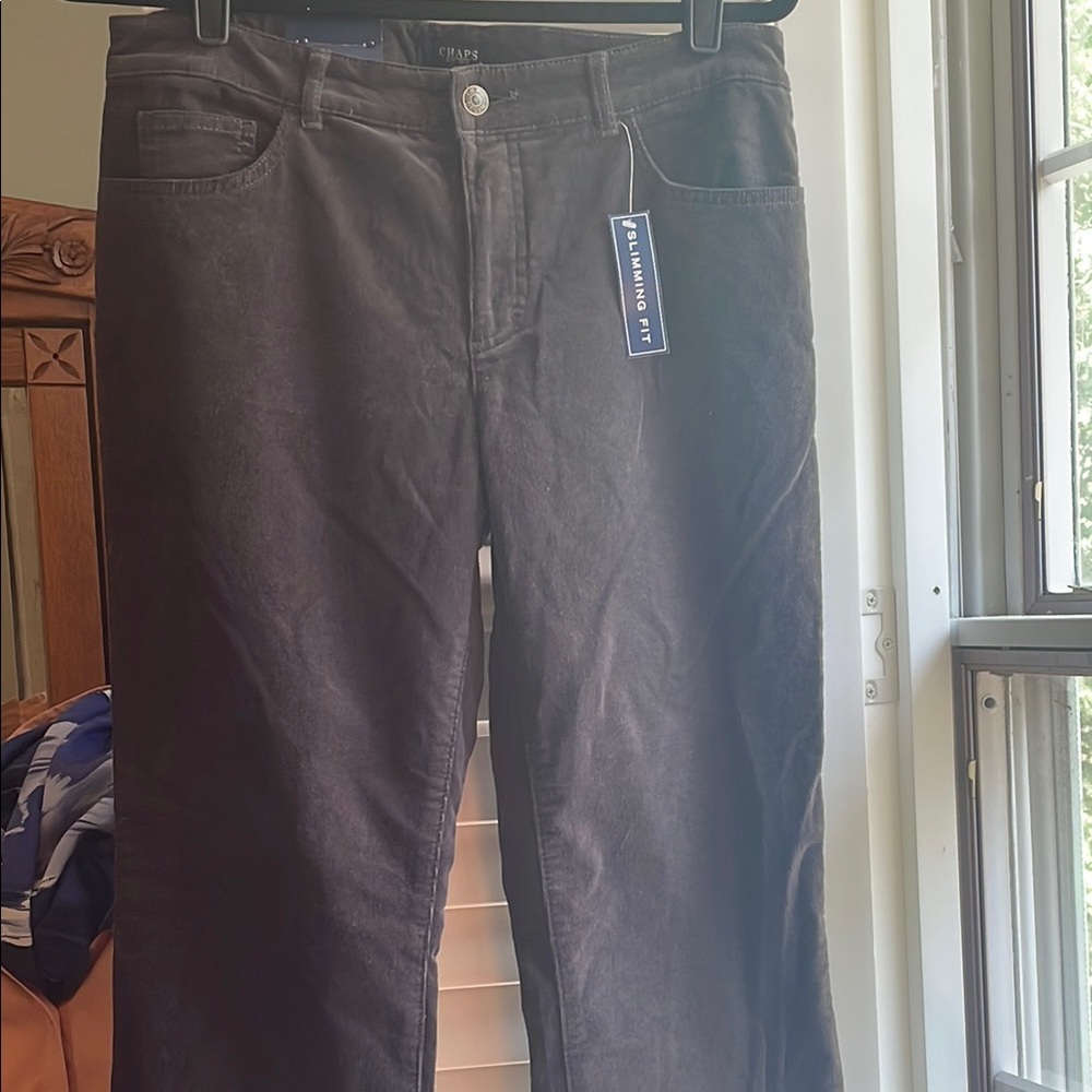 Chaps Brown Straight Leg corduroy Jeans